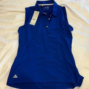 Adidas Cotton Golf Sleeveless Polo